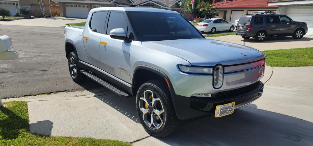 Rivian License Plate Mount | Rivian R1T & R1S (2022+) - Customer Photo From Alex Metzroth