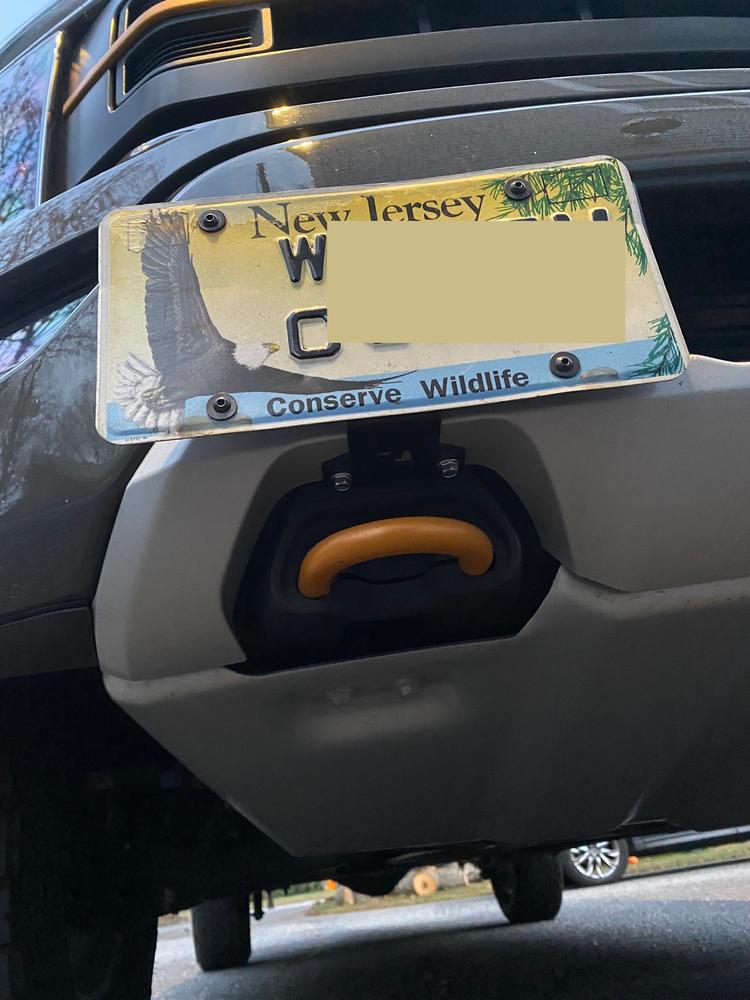 Ford License Plate Mount | Ford F-150 (2021+) - Customer Photo From Ben Wurst