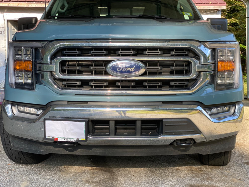Ford License Plate Mount | Ford F-150 (2021+) - Customer Photo From Chris Bonam