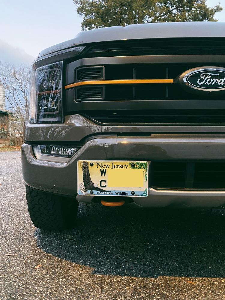 Ford License Plate Mount | Ford F-150 (2021+) - Customer Photo From Ben Wurst