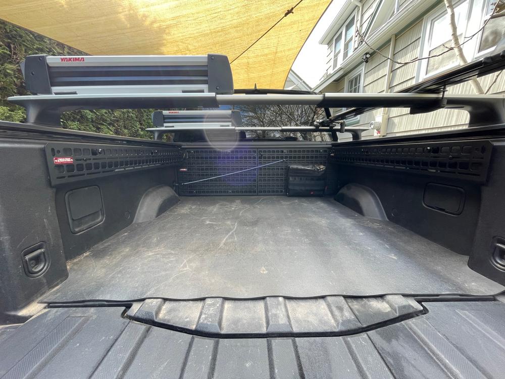 Bedside Rack System - Bedside MOLLE Panel Kit | Rivian R1T (2022+) - Customer Photo From Charles Kim