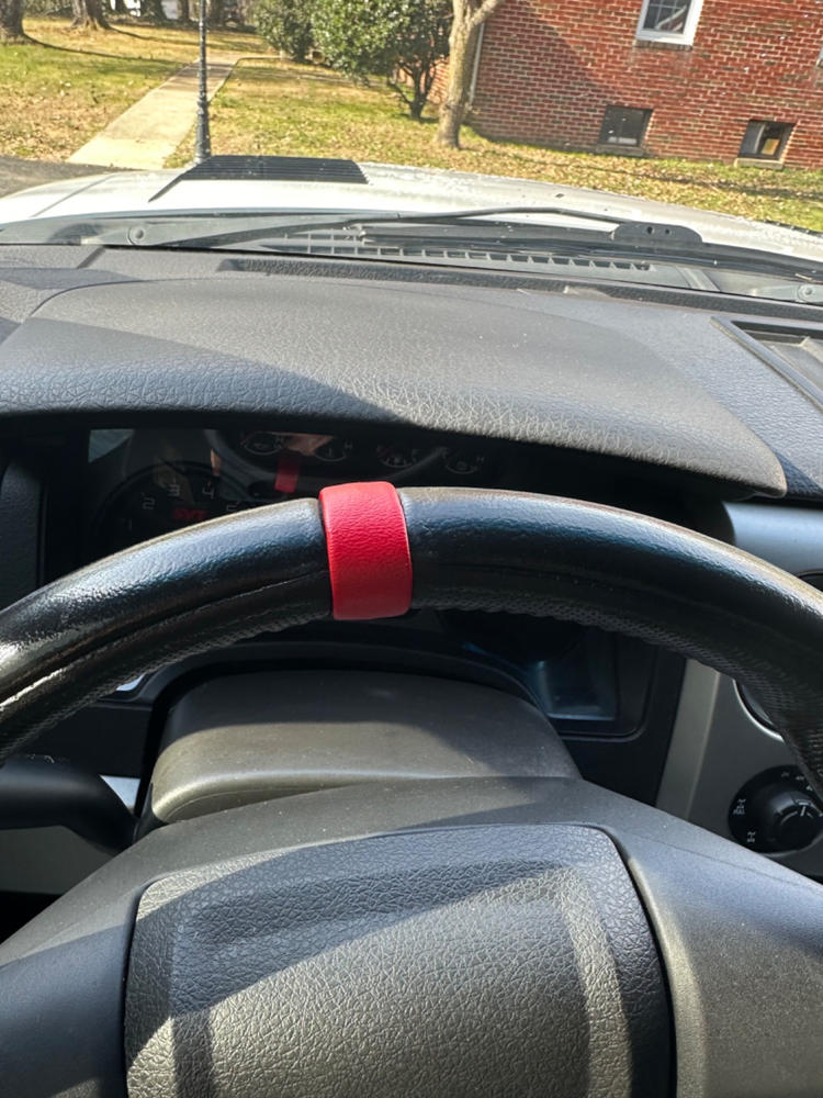 Replacement Steering Wheel Stripe Kit - Red | Ford Raptor (2009-14) - Customer Photo From Mark Webb