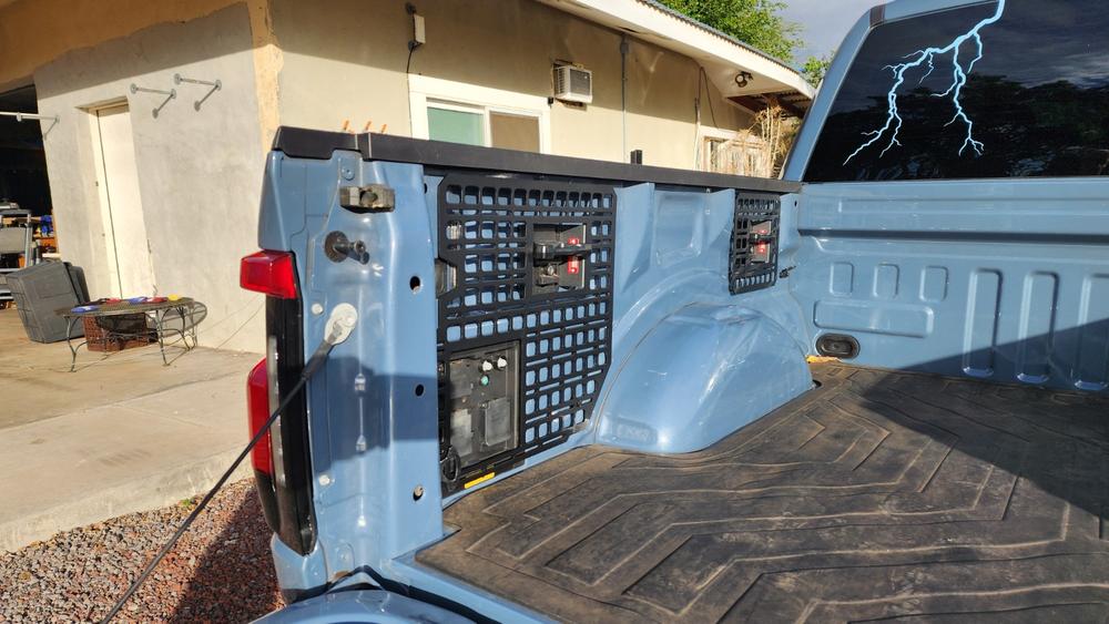 Bedside Rack System 4 Panel Kit | Ford F-150 & Raptor (2015-2020) - Customer Photo From John Bertram