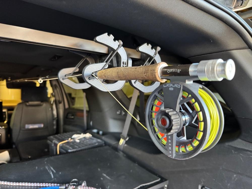 auto fishing rod holders The Rig™ Crossover and Wagons with a rear window spacing of a 46 minimum width up to a 78 maximum The Rod Rig - The