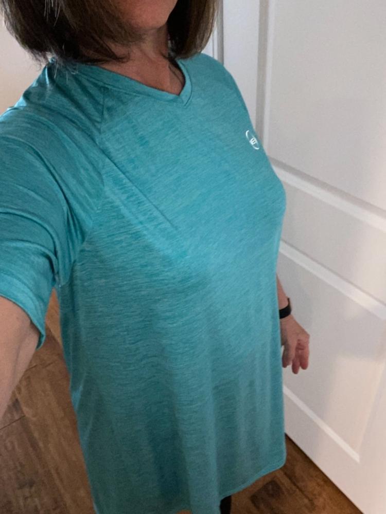 Connect T-Shirt Dress - Customer Photo From Nancy Brasfield