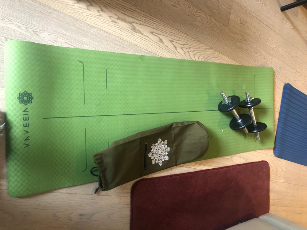 Nibbana Ignite Green Yoga Mat 6mm - Customer Photo From Joshua Tonkin