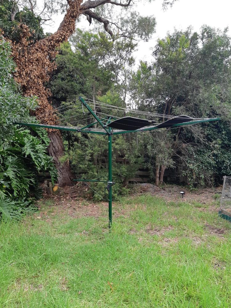 Austral Foldaway 51 Rotary Clothesline - Customer Photo From Cerys Dell