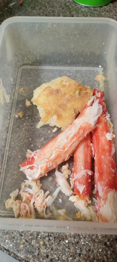 Golden King Crab Legs - Customer Photo From Kristin Heggen