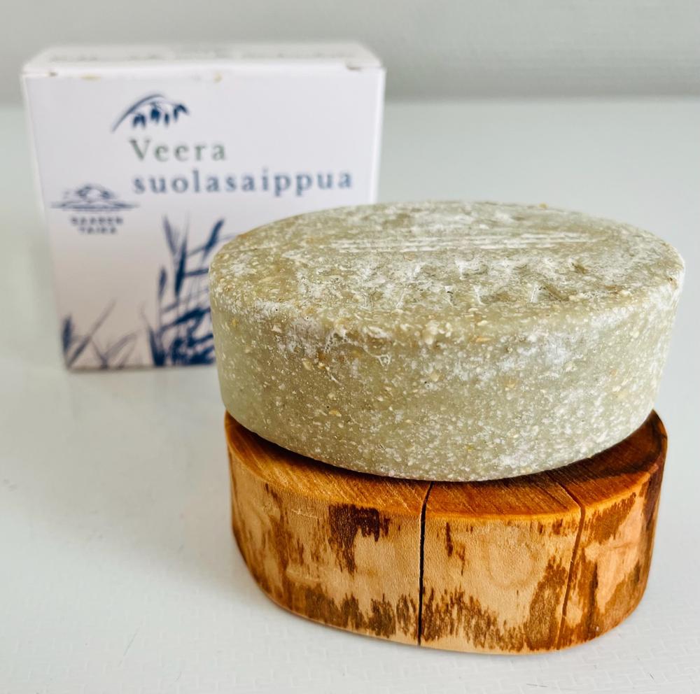 Veera Suolasaippua®, sopii mm. atooppiselle iholle, kutiavalle iholle, akneiholle, 100% luonnollinen, vegaaninen - Customer Photo From Pipsa M.