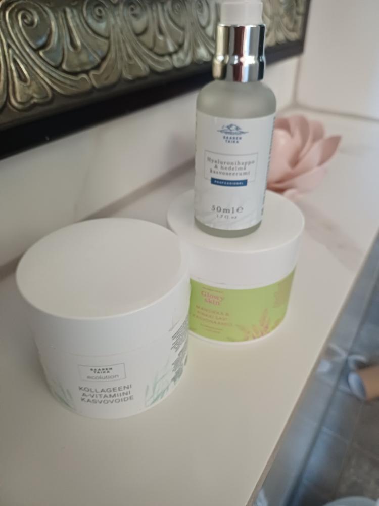 Makadamiaöljy sheavoide, pehmentävä, 100% luonnollinen, vegaaninen, 80ml - Customer Photo From Sirpa T.