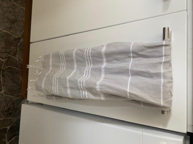 Hamam käsipyyhe/keittiöpyyhe! Sulo Harmaa - Koko 50x100cm, 100% puuvillaa - Customer Photo From Heidi P.