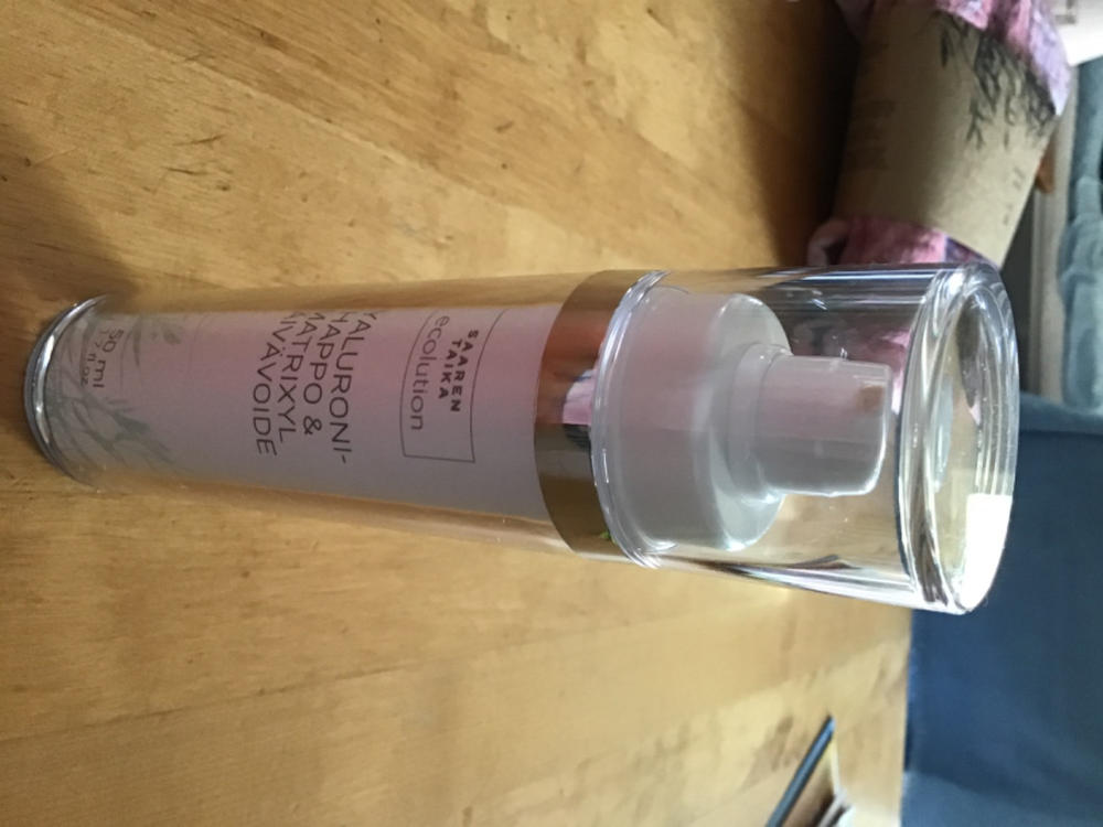 Hyaluronihappo & Matrixyl päivävoide vähentää ihon juonteita, 95,4% luonnollista, 50ml - Customer Photo From Marjaana R.