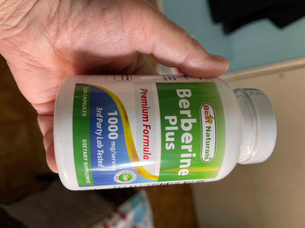 Best Naturals Berberine Plus 1000 mg 120 Capsules - Customer Photo From Darline Griffin