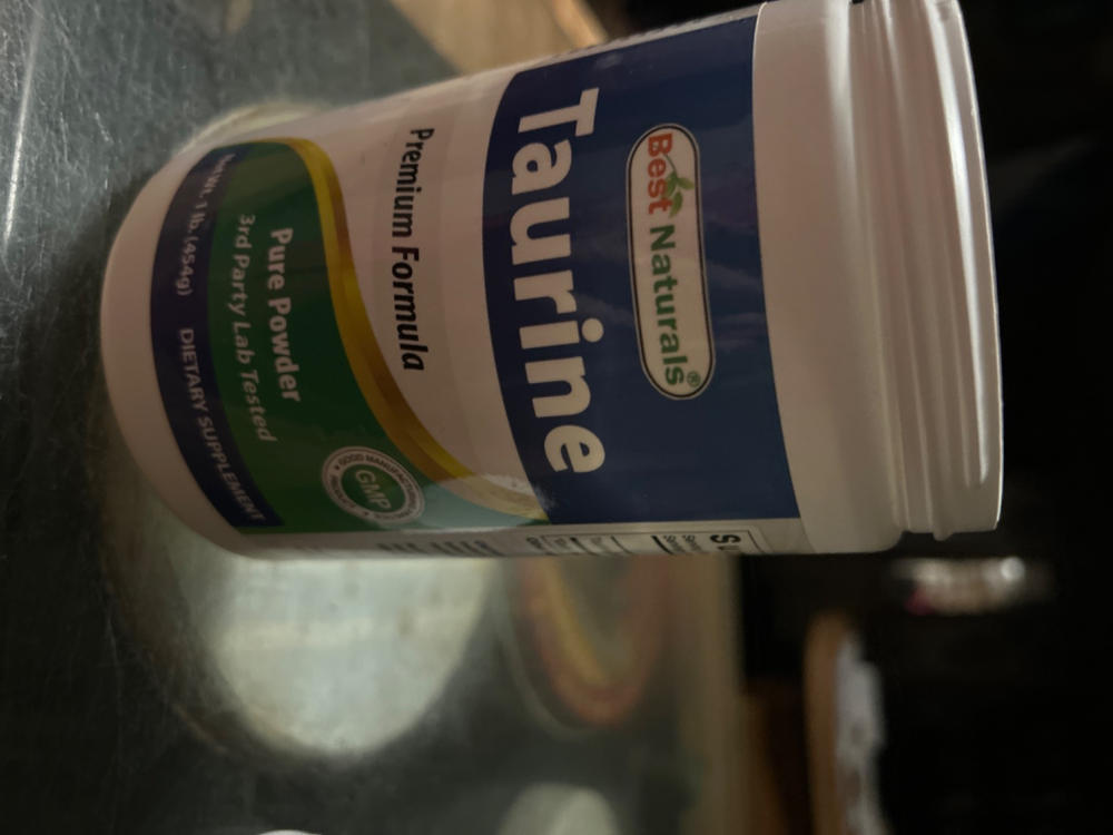 Best Naturals Taurine 1 Lb Powder - Customer Photo From Michaelene Geesaman