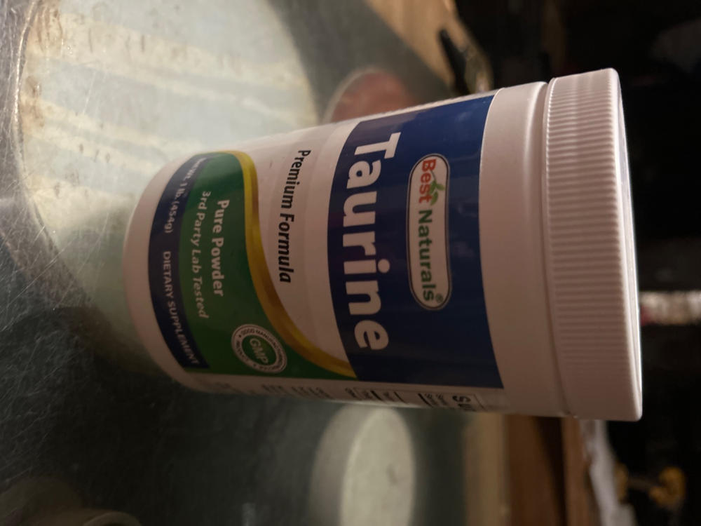 Best Naturals Taurine 1 Lb Powder - Customer Photo From Michaelene Geesaman