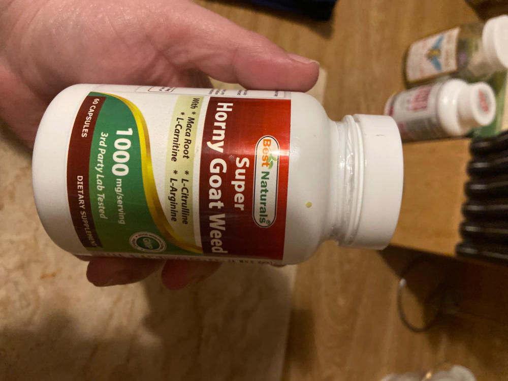 Best Naturals Horny Goat Weed with Maca Root 60 Capsules - Customer Photo From Laura Piquette