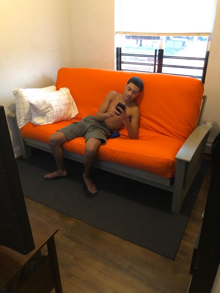 Futon Set - Full Size - Capri Chesapeake Frame, Mattress w