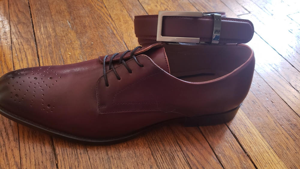 1.25" Cordovan Leather Strap - Customer Photo From Aron Ponthan