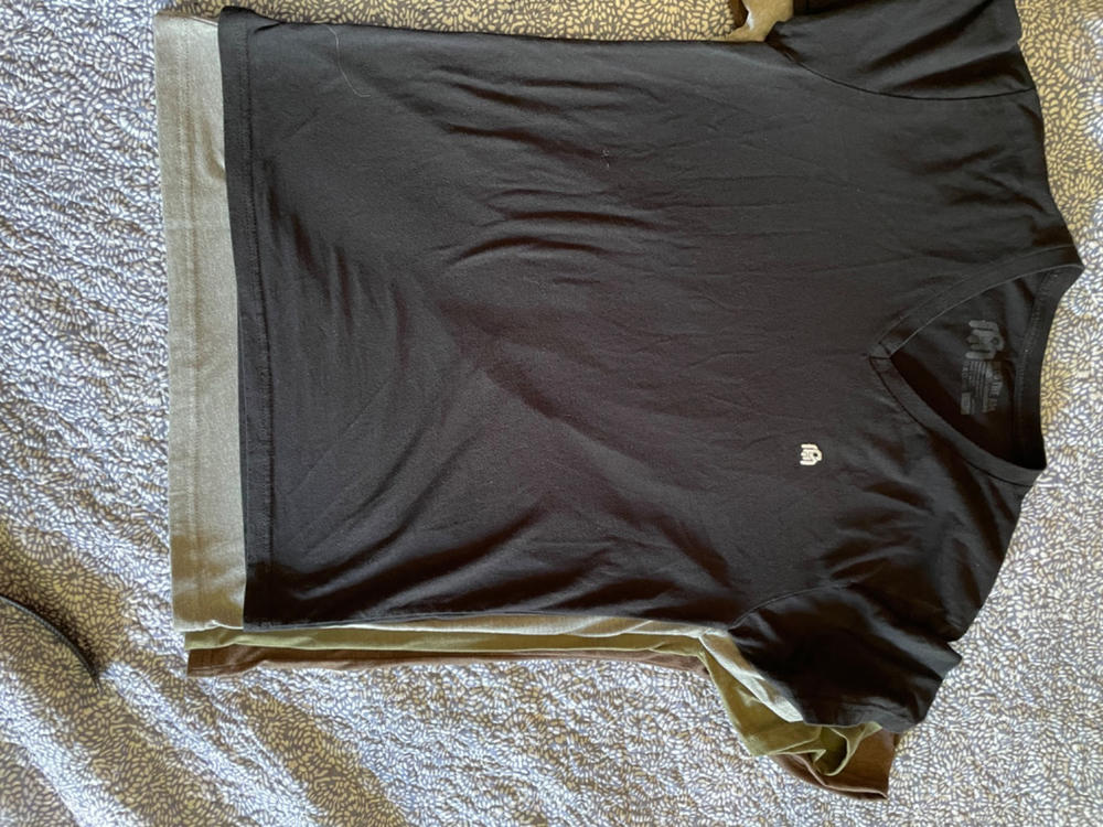 V-Neck Tee - Non-Branded - Customer Photo From Iain McConnell