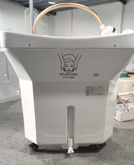 YUMI Bac HEAD SPA portatif 60L avec machine vapeur, arceau, pommeau de douche - Customer Photo From Caroline 