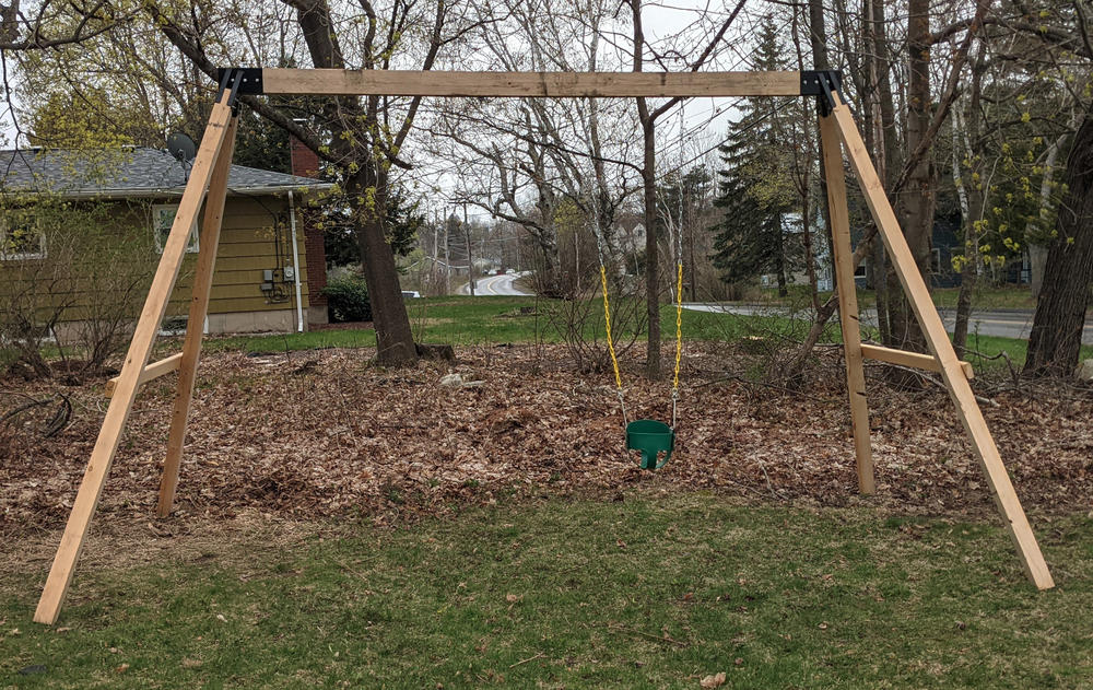 Galvanized Shaft Style Swing Hanger - Customer Photo From Stefany Burrell