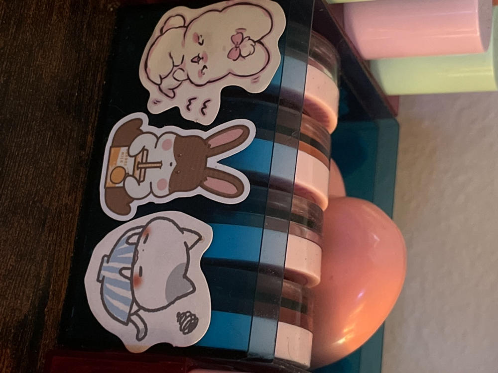 Bunny Stickers  - Customer Photo From Isabella Dahilig