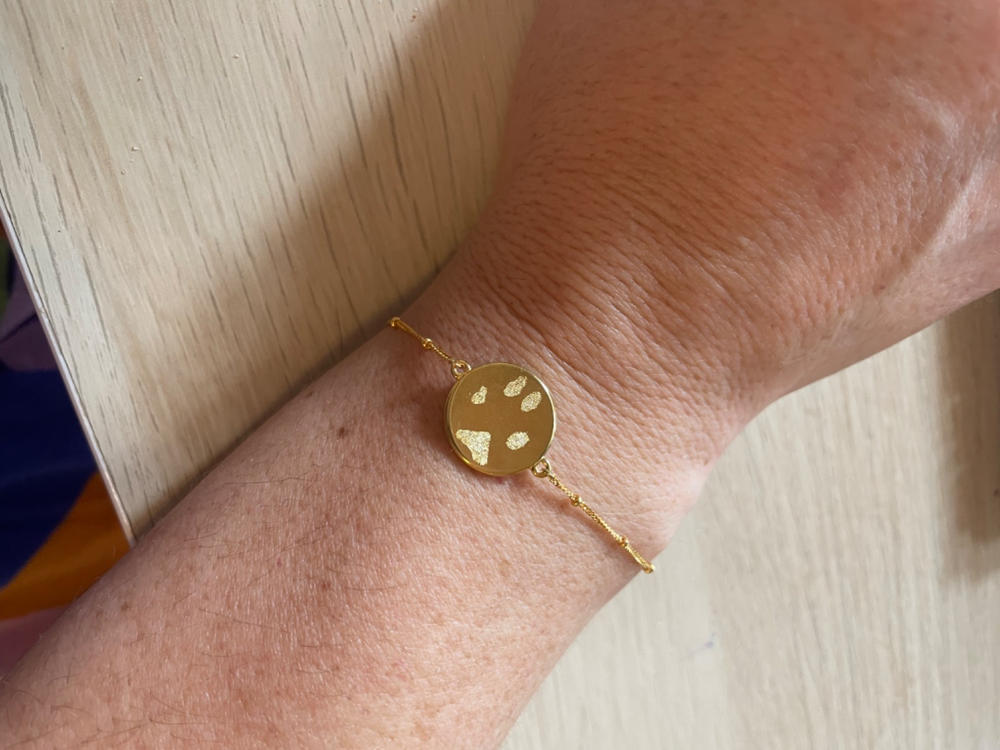 The Paw Print Bracelet | Bobble Chain - Customer Photo From Kate Kennedy