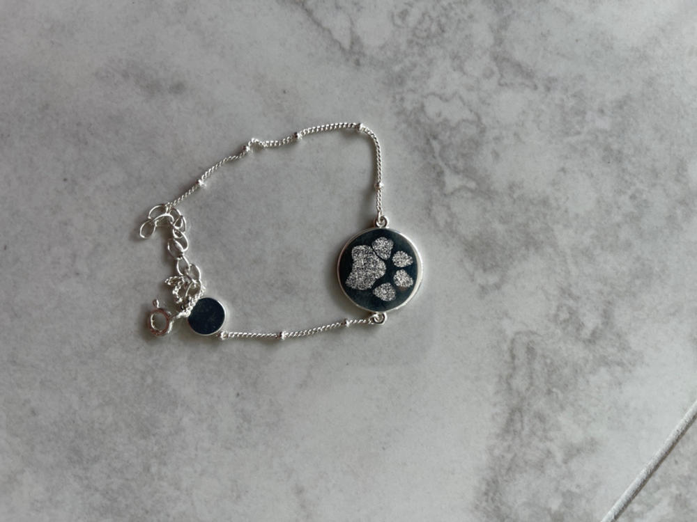 The Paw Print Bracelet | Bobble Chain - Customer Photo From Anonymous
