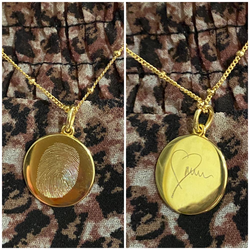The Handwriting Necklace | Bobble Chain - Customer Photo From Anonymous