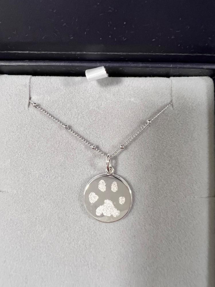 The Paw Print Necklace | Bobble Chain - Customer Photo From Anonymous