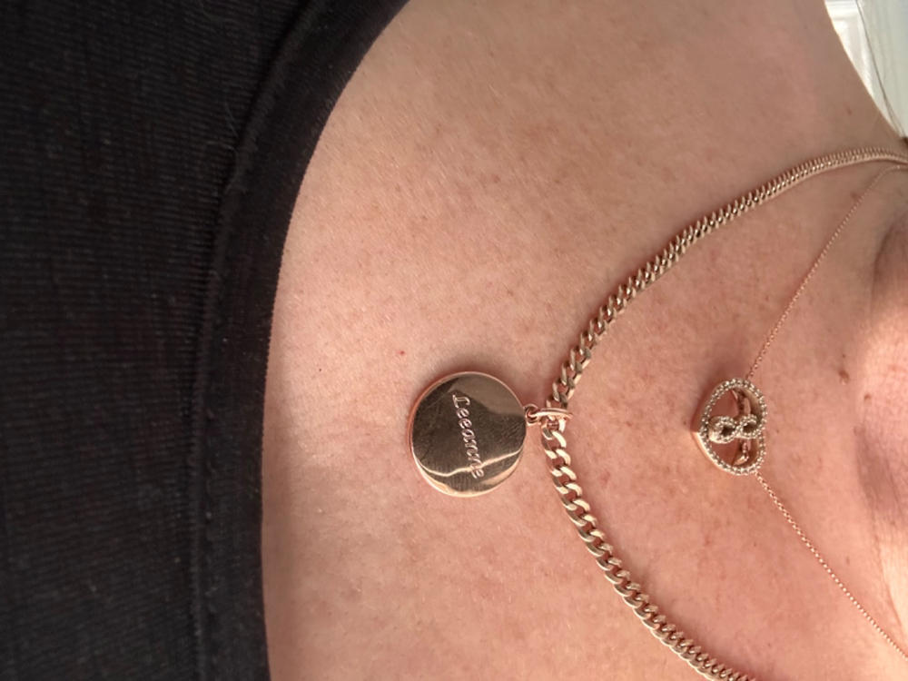 The Classic Fingerprint Pendant - Customer Photo From Anonymous