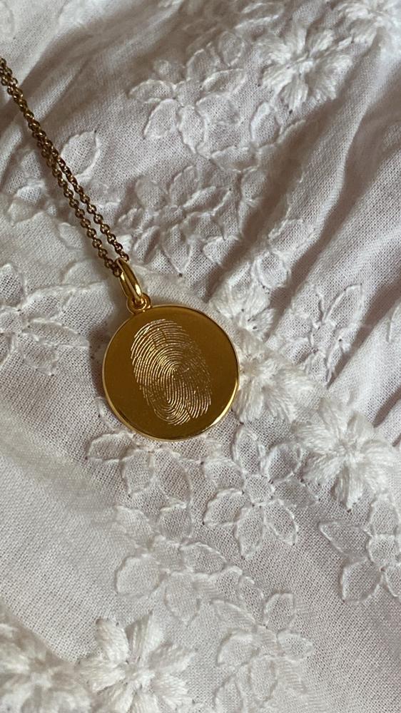 The Classic Fingerprint Pendant - Customer Photo From Anonymous