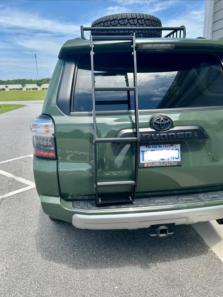 C4 Fabrication Summit Hatch Ladder For 4Runner (2010-2024) - Customer Photo From Thane Fredin