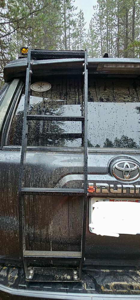 C4 Fabrication Summit Hatch Ladder For 4Runner (2010-2024) - Customer Photo From Amy