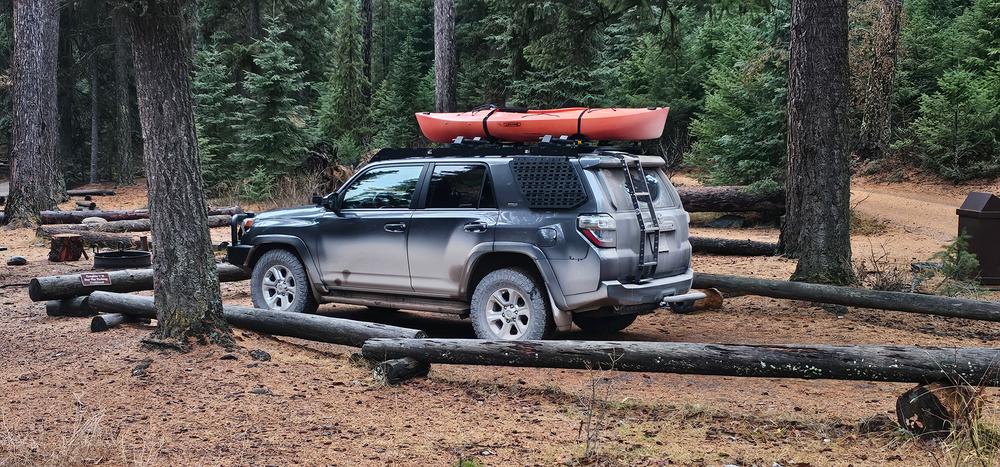 C4 Fabrication Summit Hatch Ladder For 4Runner (2010-2024) - Customer Photo From Amy