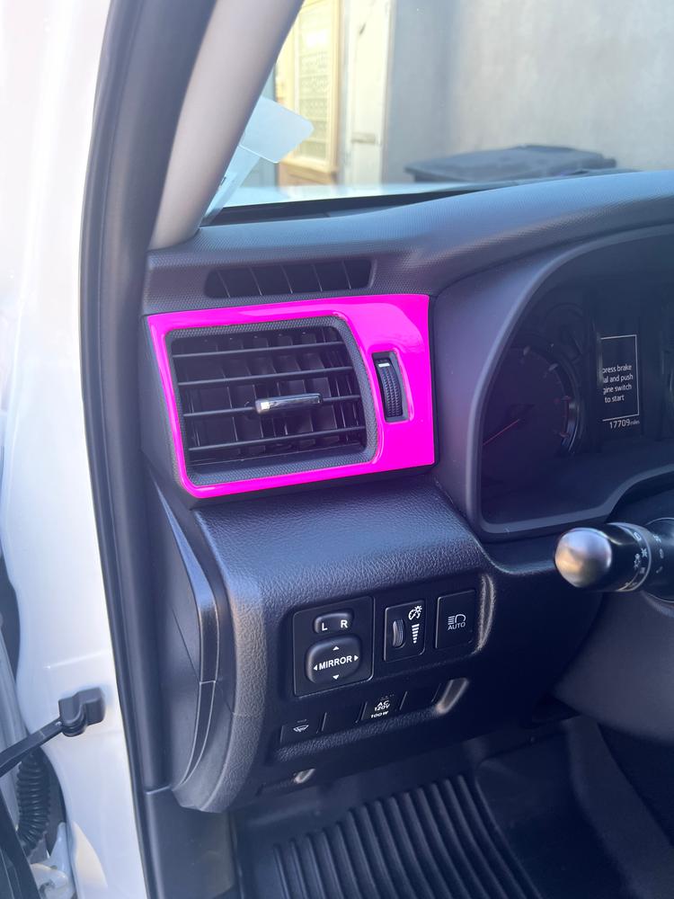 Tufskinz 4Runner Upper Air Vent Accent Trim (2014-2023) - Customer Photo From Nicole Scott 