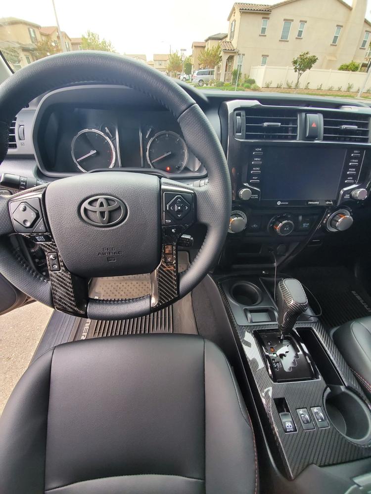 Tufskinz Steering Wheel Trim (2014-2021) - Customer Photo From BRANDON LOPEZ