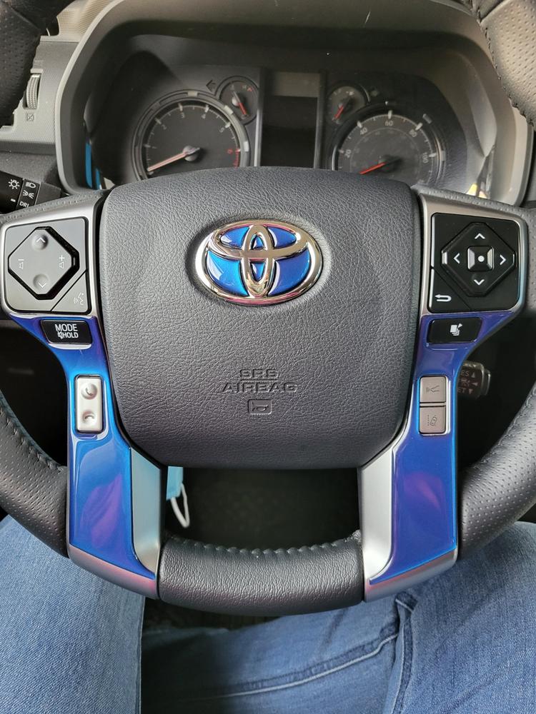 Tufskinz 4Runner Steering Wheel Trim (2014-2023) - Customer Photo From Crystal K.