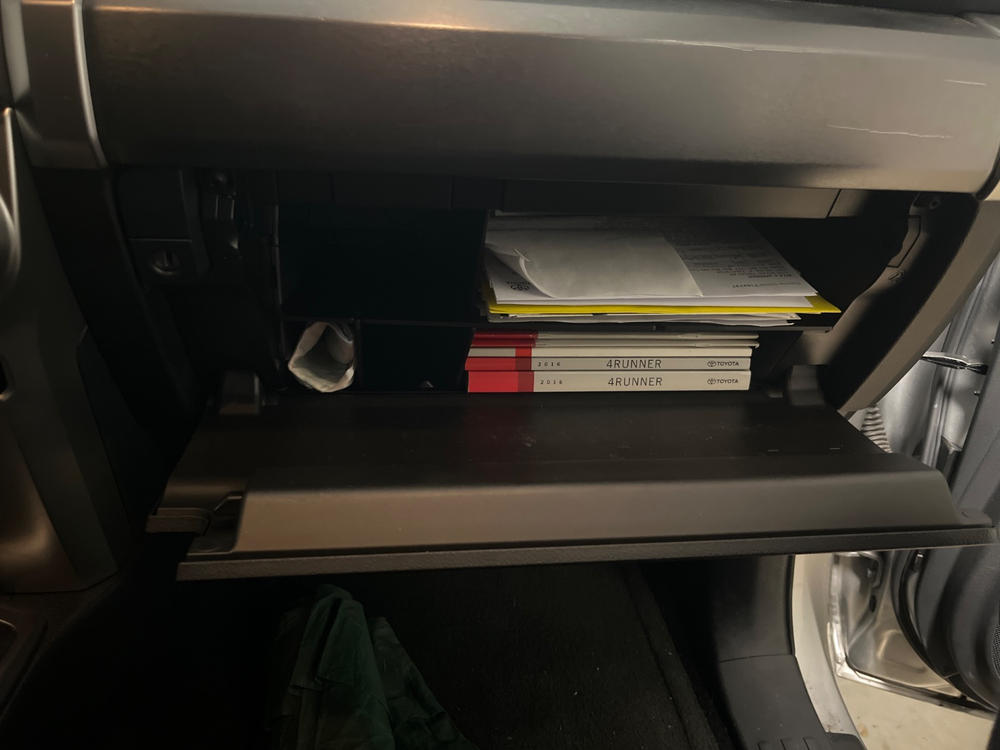 Center Console & Glove Box Organizer For 4Runner (2010-2024) - Customer Photo From David Spedden