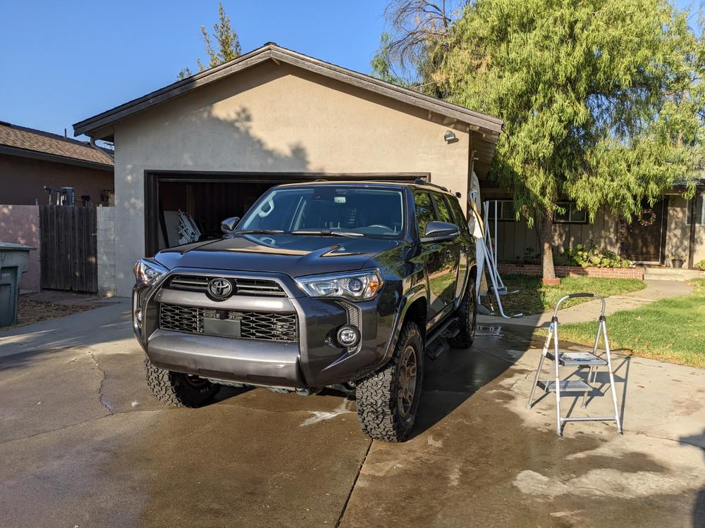 4Runner Grille Bar Black Overlays (2020-2022) - Customer Photo From Bryan S.