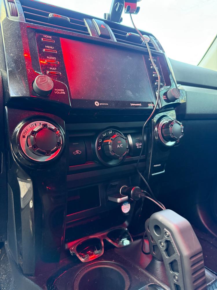 AJT Design Climate & Radio Knobs For 4Runner (2010-2024) - Customer Photo From Sean Rabatin