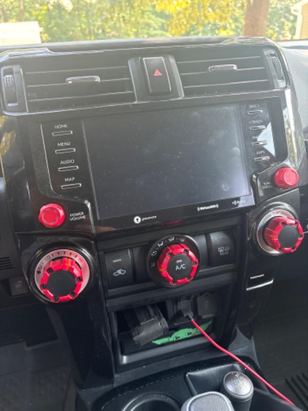 AJT Design Climate & Radio Knobs For 4Runner (2010-2024) - Customer Photo From Jerry G.