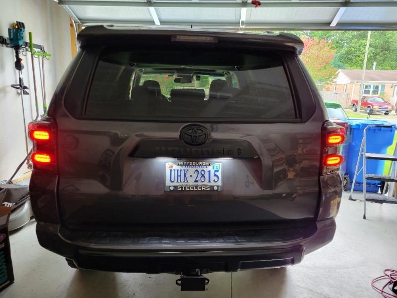 4Runner Lifestyle LED License Plate Lights - Customer Photo From Doroteo C.