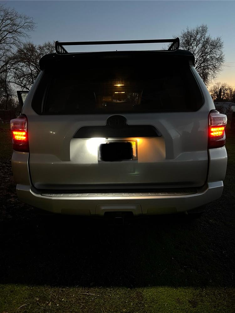 LED License Plate Lights For 4Runner (1996-2024) - Customer Photo From Jovi Campos