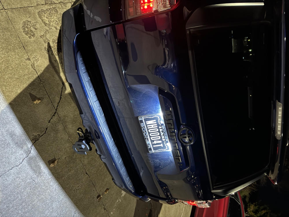 LED License Plate Lights For 4Runner (2010-2023) - Customer Photo From Connor P.
