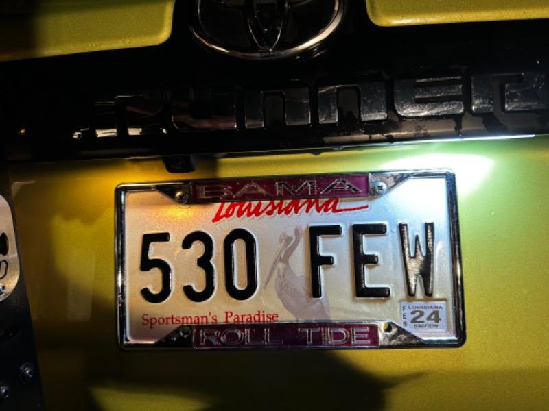 LED License Plate Lights For 4Runner (2010-2023) - Customer Photo From Kyle H.