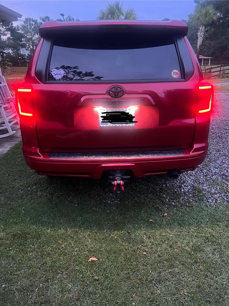 LED License Plate Lights For 4Runner (1996-2024) - Customer Photo From Natalia C