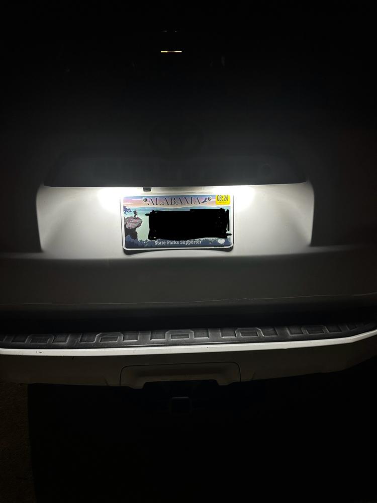 LED License Plate Lights For 4Runner (2010-2023) - Customer Photo From Amy 