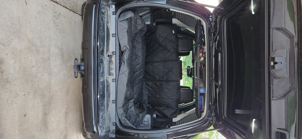 Cali Raised Interior Rear Molle Panel For 4Runner (2010-2024) - Customer Photo From Katie Bogan