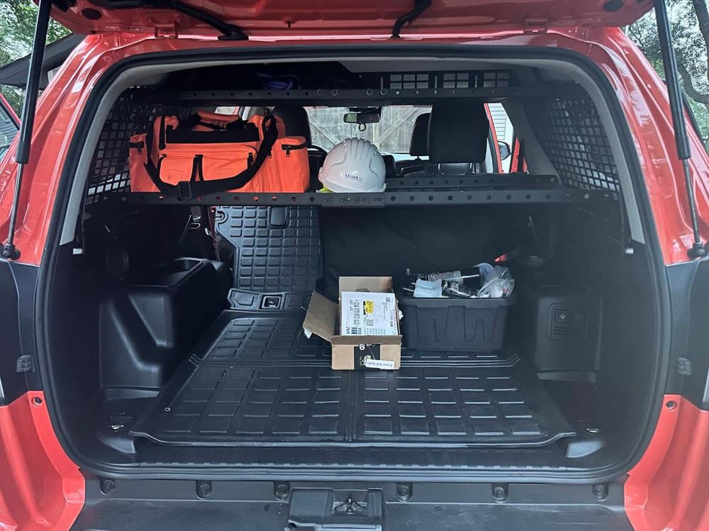 Cali Raised Interior Rear Molle Panel For 4Runner (2010-2024) - Customer Photo From Corey M.